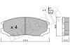 Комплект тормозных колодок (дисковых).) Metelli 22-0221-1 (фото 1)