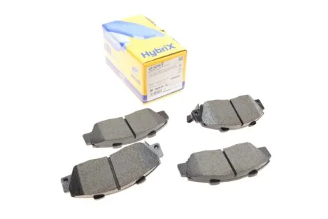 Колодки гальмівні (передні) Honda Accord V/VI 93-03/Civic 97-01 Metelli 22-0298-0