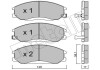 Комплект тормозных колодок (дисковых).) Metelli 22-0364-0 (фото 1)