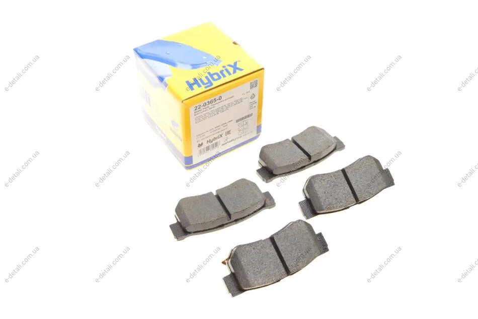Колодки тормозные (задние) Hyundai Tucson 04-/Santa Fe/Getz/Sonata 98-12/Kia Sportage/Carens 04- Metelli 22-0365-0 (фото 1)