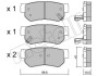 Комплект тормозных колодок (дисковых).) Metelli 22-0365-0 (фото 1)