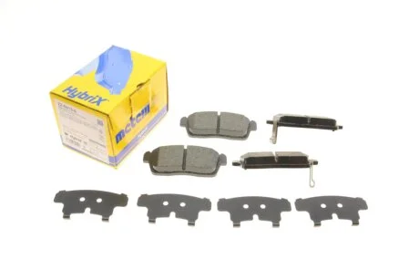 Колодки тормозные (передние) Chevrolet Cruze 00-08/Subaru Justy 07-/Suzuki Ignis 00-/Nissan Pixo 09- Metelli 22-0415-0