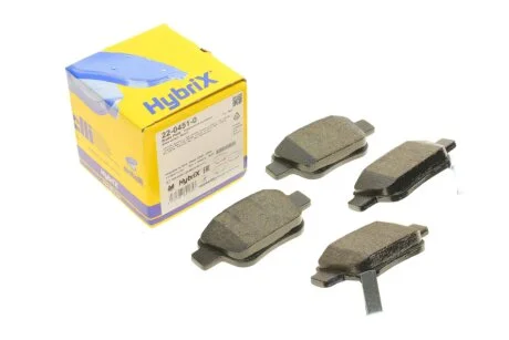 Колодки тормозные (задние) Toyota Avensis 03-08/Corolla Verso 04-09 Metelli 22-0451-0