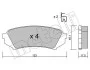 Колодки тормозные (задние) Toyota Land Cruiser 100 98-07/Lexus LX II 98-08 Metelli 22-0453-0 (фото 8)