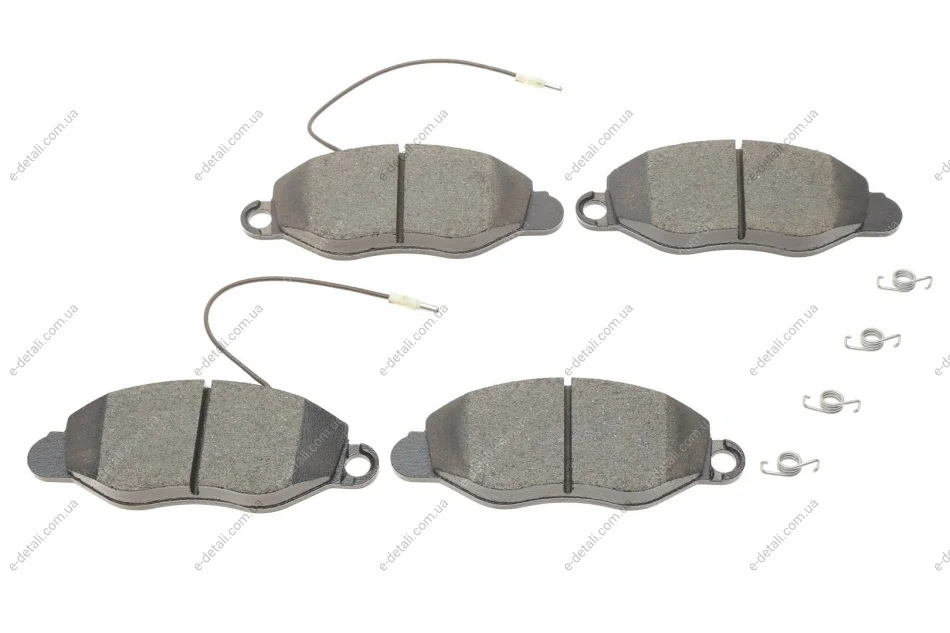 Колодки тормозные (передние) Nissan Cabstar E 98-06 (+датчики) Metelli 22-0536-1 (фото 1)