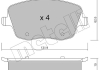Комплект гальмівних колодок (дискових) Metelli 22-0547-0 (фото 2)