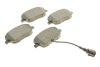 Колодки гальмівні (передні) Seat Ibiza/VW Polo 01-09/Skoda Fabia 99-14/Roomster 06-15 (+датчик) Metelli 22-0547-1 (фото 2)