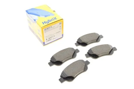 Колодки гальмівні (передні) Citroen С1/Peugeot 107 05-/108 14-/Toyota Aygo 05- Metelli 22-0637-0