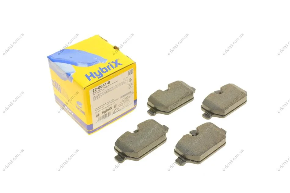 Колодки тормозные (задние) BMW 1 (E81/E82/E87)/3 (E90/E91/E92/E93) 04-13 Metelli 22-0641-0 (фото 1)