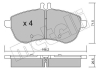 Комплект гальмівних колодок (дискових) Metelli 22-0665-0 (фото 2)