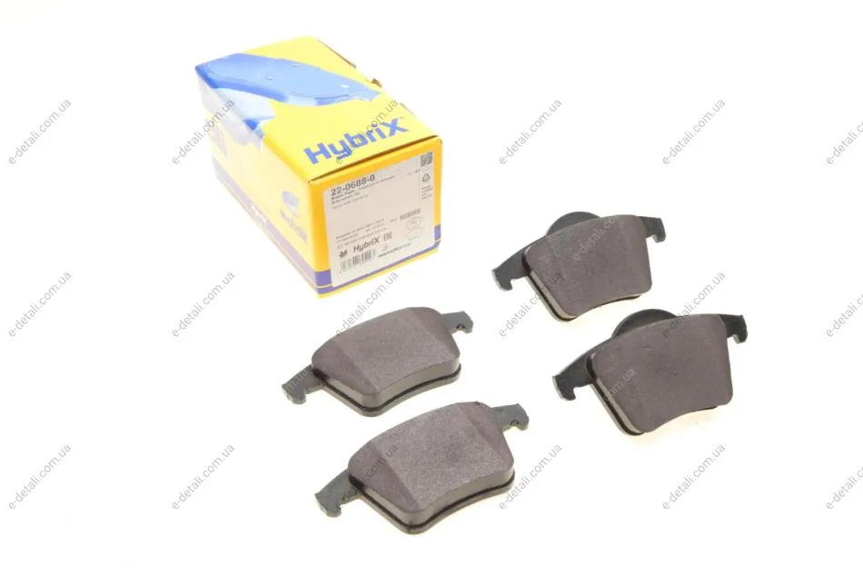 Колодки тормозные (задние) Volvo XC90 02-14 Metelli 22-0688-0 (фото 1)
