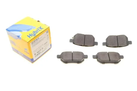 Колодки тормозные (задние) Toyota Corolla/Auris 06-14/IQ/Urban Cruiser 09-15/Prius 12-/Yaris 05- Metelli 22-0746-0
