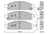 Комплект тормозных колодок (дисковых).) Metelli 22-0791-1 (фото 1)