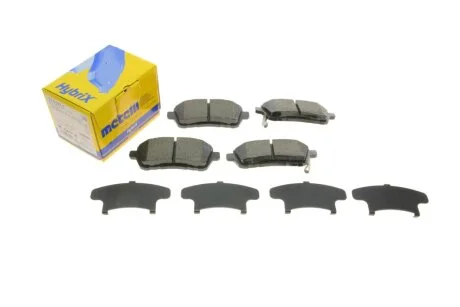 Колодки гальмівні (передні) Ford Fiesta VI 08-/Mazda 2 07-15/Subaru Justy 07- Metelli 22-0793-1