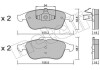 Комплект тормозных колодок (дисковых).) Metelli 22-0803-0 (фото 1)