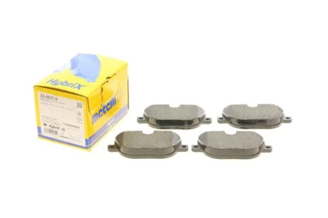 Колодки тормозные (задние) Land Rover Range Rover III/Sport I/II 09- Metelli 22-0837-0