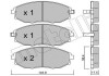 Комплект тормозных колодок (дисковых).) Metelli 22-0845-0 (фото 1)