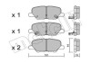 Комплект тормозных колодок (дисковых).) Metelli 22-0995-0 (фото 1)