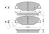 Комплект тормозных колодок (дисковых).) Metelli 22-1006-0 (фото 1)