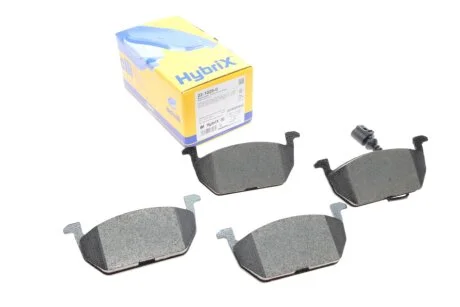 Колодки тормозные (передние) Seat Leon/Skoda Octavia IV/V/VW Golf VII 12- (+датчик) Metelli 22-1028-0
