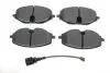 Колодки тормозные (передние) Audi A3/Skoda Octavia/Seat Leon/VW Golf VIII 19-/Caddy 20- (+датчики) Metelli 22-1280-0 (фото 1)