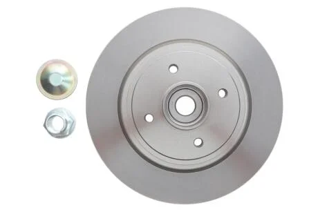 Диск тормозной (задний) Renault Megane/Scenic 99-03 (274x11) (+ABS) (с подшипником) (полный) Metelli 23-0584