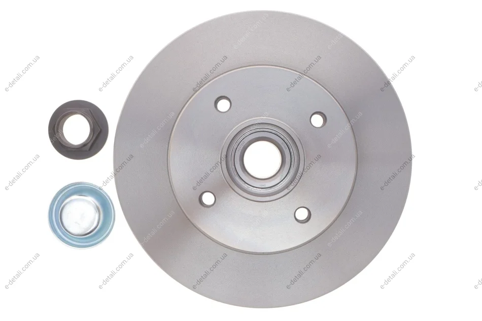 Диск гальмівний (задній) Citroen C3 09-/C4/Peugeot 307/207 04-/208 12- (249х9)(повний)(з підшипником) Metelli 23-0878 (фото 1)