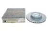 Диск тормозной (передний) Porsche Cayenne/VW Touareg 02- (330x32) (R) (с покрытием) (вент.) Metelli 23-0920C (фото 3)