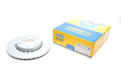 Диск тормозной (передний) Renault Megane/Laguna/Scenic 08- (280x24) (с покр.) (вент.) Metelli 23-0981C