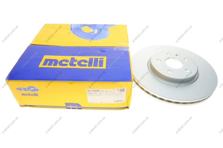 Диск тормозной (передний) Opel Astra K 15- (300x26) R16 Metelli 23-1849C (фото 1)
