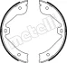 Комплект гальмівних колодок (барабанних) Metelli 53-0244 (фото 1)