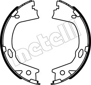 Комплект гальмівних колодок (барабанних) Metelli 53-0499
