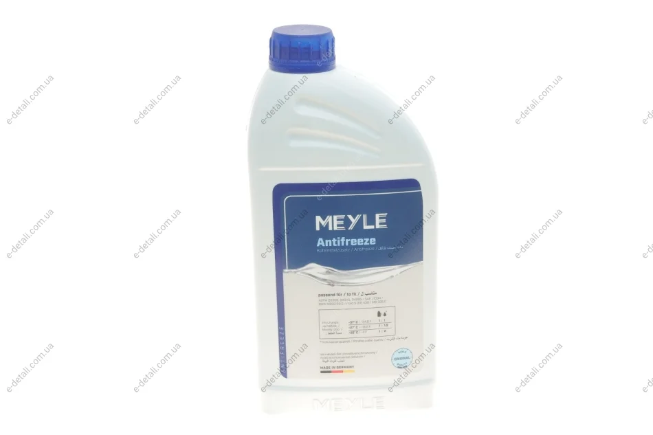 Антифриз (синий) G11 (1.5L) (MB325.0/325.2) MEYLE 014 016 9100 (фото 1)