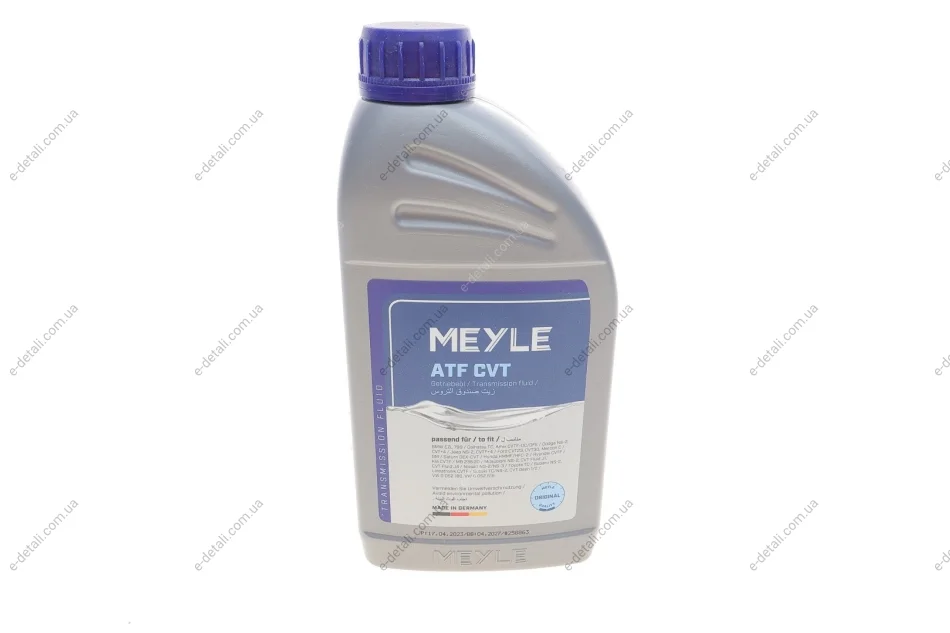 Олива трансмісійна АКПП CVT (1L) MB236.20/VW G 052 180/G 052 516 MEYLE 0140193000 (фото 1)