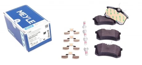 Колодки тормозные (задние) VW Golf/Passat 83-02/ Peugeot 405 87-96 MEYLE 025 209 6115/PD