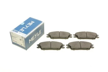 Колодки тормозные (передние) Hyundai Accent I/II 89-06/Getz 02-11 (Akebono) MEYLE 025 210 1214
