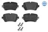 Колодки тормозные (задние) Audi A6/A7/A8/Q7/Q8 15- MEYLE 025 223 0717 (фото 1)