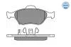 Колодки тормозные (передние) Toyota Yaris 05- MEYLE 025 232 0217/W (фото 3)