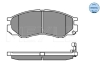 Комплект тормозных колодок из 4 шт. дисков MEYLE 025 232 9015/W (фото 3)