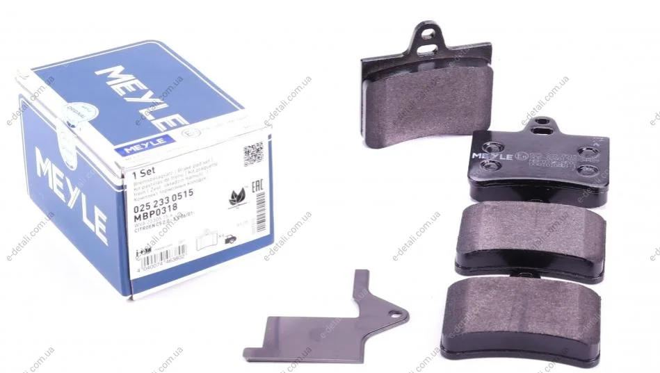 Колодки тормозные (задние) Citroen C5 01- MEYLE 025 233 0515 (фото 1)