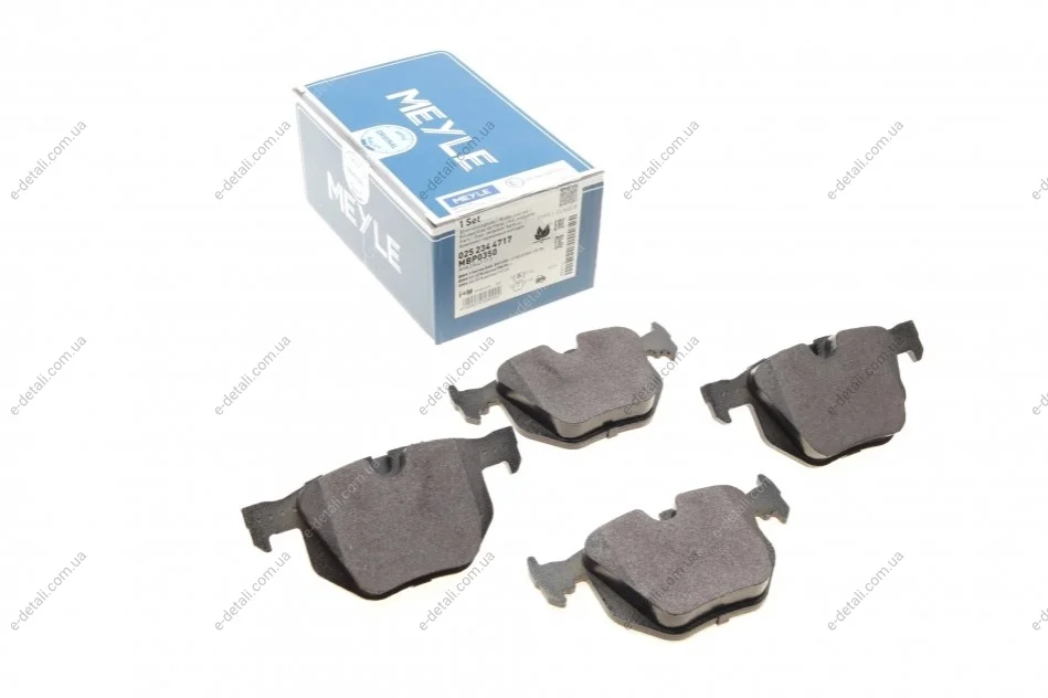 Колодки тормозные (задние) BMW 7 (E65/E66/E67) 01-08 (Ate) M54/M57/N52/N62 MEYLE 025 234 4717 (фото 1)