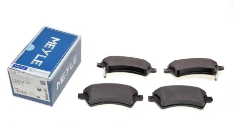 Колодки гальмівні (передні) Toyota Corolla 01-14 MEYLE 025 237 6617/W