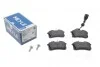 Колодки тормозные (задние) VW Polo 01-/Skoda Fabia 99-08/Seat Cordoba/Ibiza 02-09(TRW)(с датчиком) MEYLE 025 238 2317/W (фото 1)
