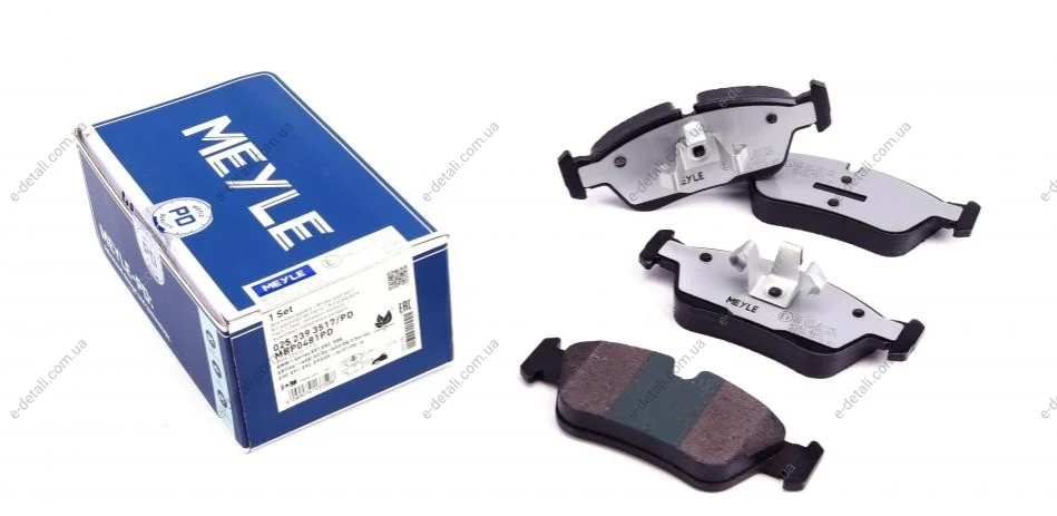Колодки тормозные (передние) BMW 3 (E90) 1.6-2.0 i 04-11 MEYLE 025 239 3517/PD (фото 1)