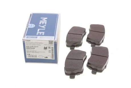 Колодки тормозные (передние) Renault Kangoo 08- (TRW) (116.5/52.6/17.3mm.) MEYLE 025 239 7317
