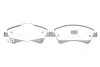 Колодки тормозные (передние) Toyota Avensis/Verso 08-18/Corolla/Auris 06-15 MEYLE 025 242 0419/PD (фото 3)