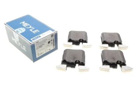 Колодки тормозные (задние) BMW 1 (F20/F21)/ 3 (F30/F31/F34) 11- (Brembo) B37/B47/N13/N47/N55 MEYLE 025 250 2916