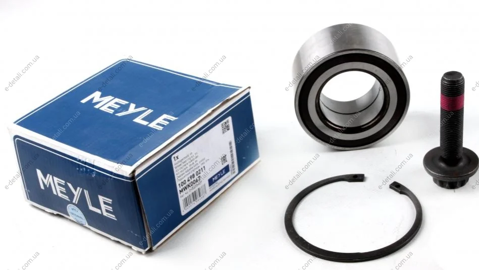 Подшипник ступицы (передней) VW Amarok 2.0TDI 10- (49x88x48) MEYLE 100 498 0211 (фото 1)