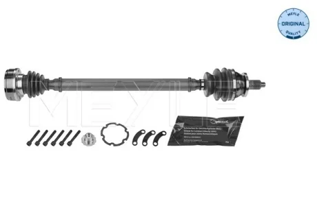 Піввісь (передня) Seat Cordoba/Ibiza/Skoda Fabia/Roomster/VW Polo 1.2/1.4/1.9D 99- (R) MEYLE 100 498 0629