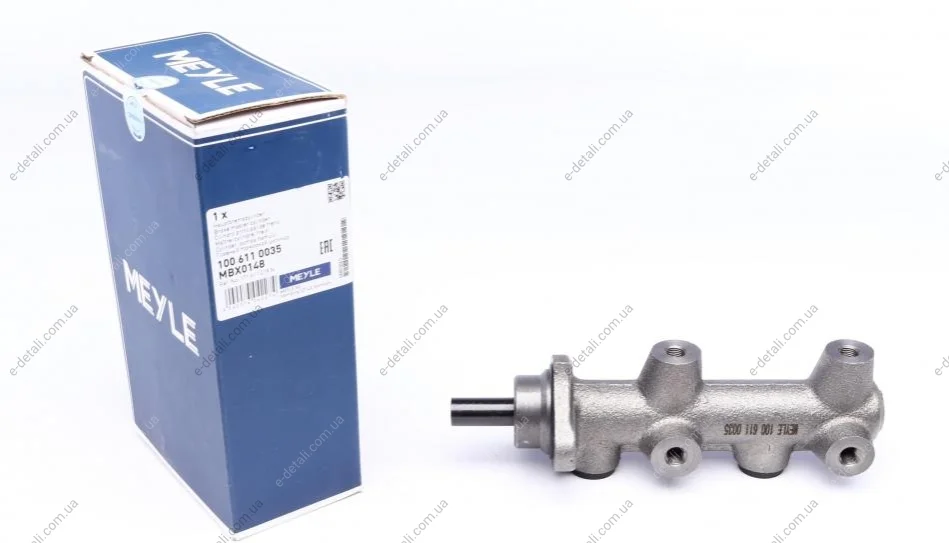 Циліндр гальмівний (головний) Audi 80/VW Golf I/Passat/Scirocco 1.3-1.6D 73-86 MEYLE 1006110035 (фото 1)